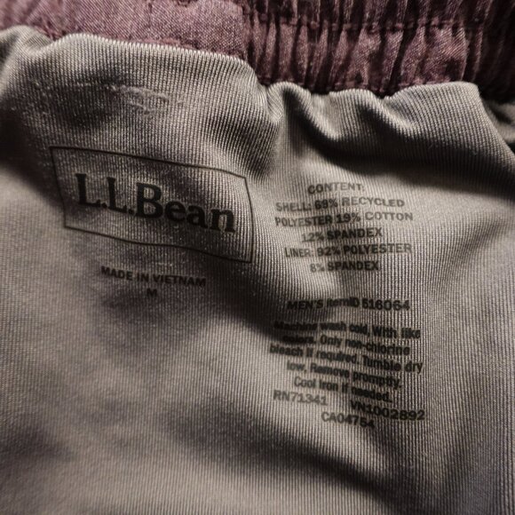 L.L.Bean All-Adventure Swim Shorts Men’s Medium Multicolor Stripe 7” Inseam - Picture 3 of 10